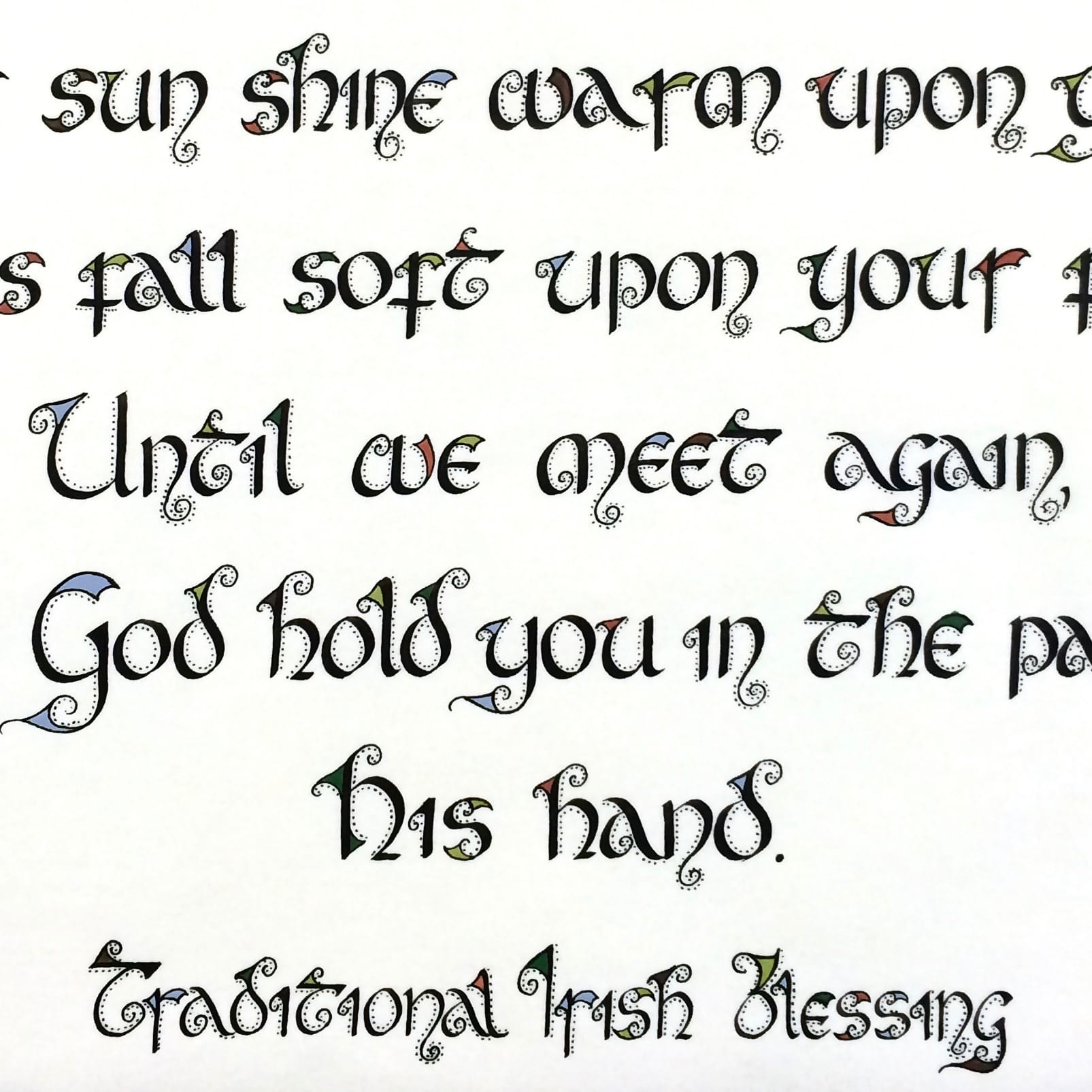 irish blessing tattoos