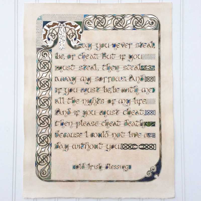 Viking Celtic Artwork calligraphy